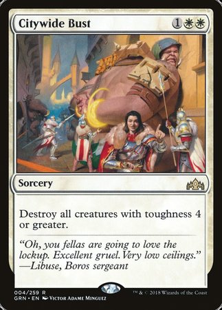 Citywide Bust [Guilds of Ravnica] | Cracking-Singles