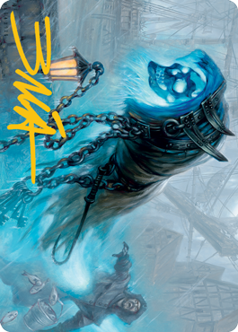 Nebelgast Intruder Art Card (Gold-Stamped Signature) [Innistrad: Midnight Hunt Art Series] | Cracking-Singles