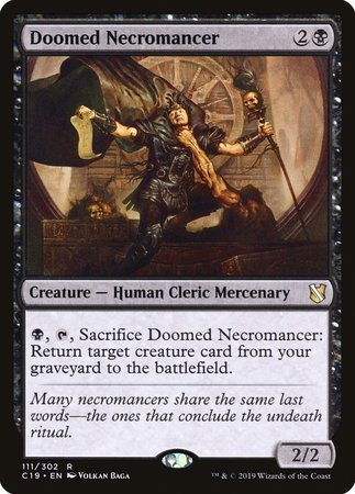 Doomed Necromancer [Commander 2019] | Cracking-Singles