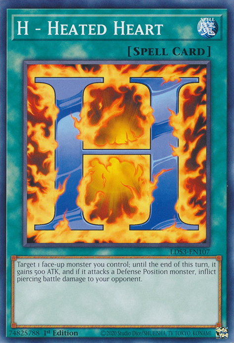 H - Heated Heart [LDS3-EN107] Common | Cracking-Singles