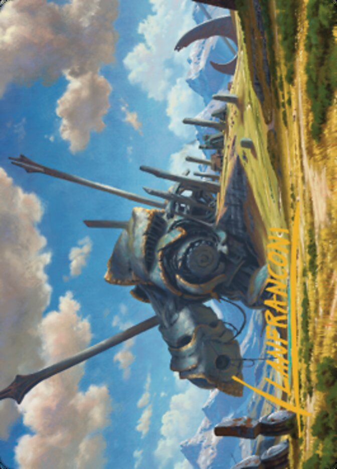 Plains Art Card 1 (Gold-Stamped Signature) [Dominaria United Art Series] | Cracking-Singles