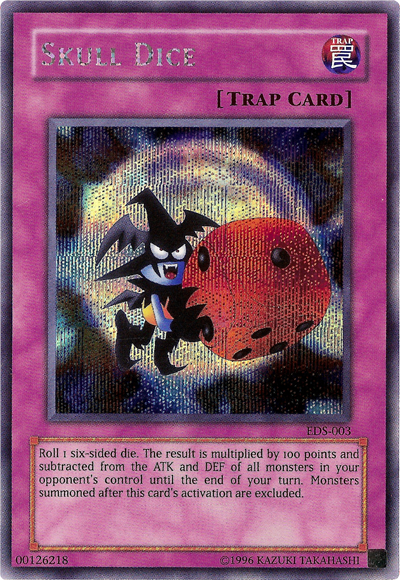 Skull Dice [EDS-003] Secret Rare | Cracking-Singles
