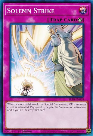 Solemn Strike [SR10-EN039] Common | Cracking-Singles