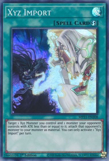 Xyz Import [MP21-EN208] Super Rare | Cracking-Singles