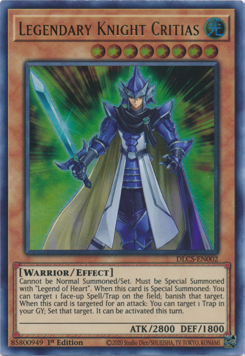 Legendary Knight Critias [DLCS-EN002] Ultra Rare | Cracking-Singles