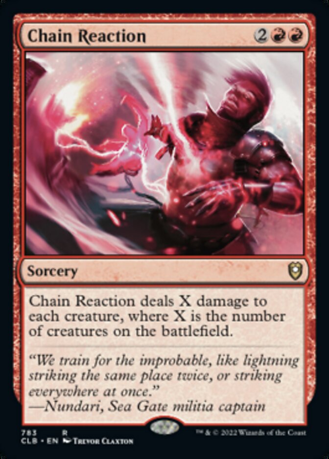 Chain Reaction [Commander Legends: Battle for Baldur's Gate] | Cracking-Singles