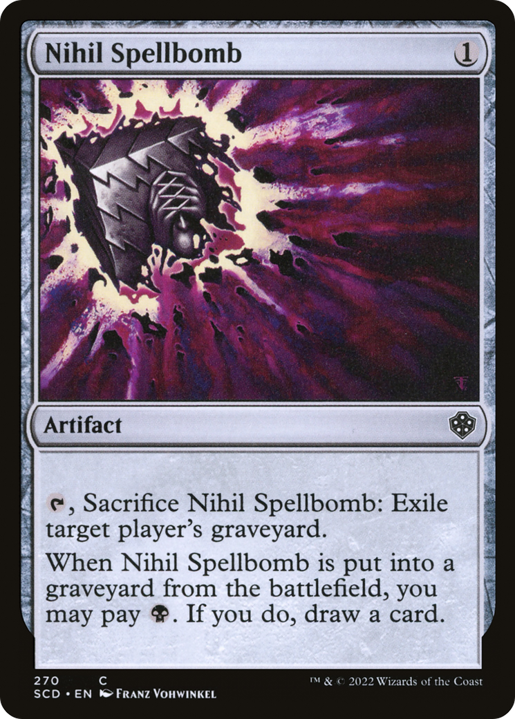 Nihil Spellbomb [Starter Commander Decks] | Cracking-Singles