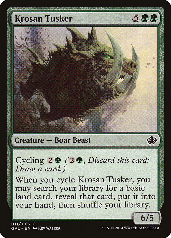 Krosan Tusker (Garruk vs. Liliana) [Duel Decks Anthology] | Cracking-Singles