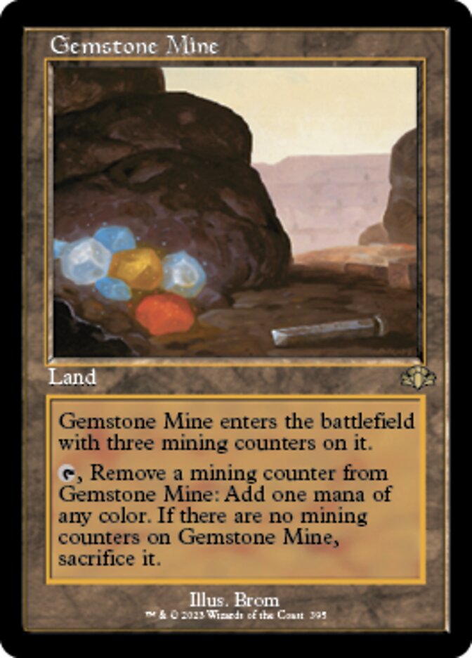 Gemstone Mine (Retro) [Dominaria Remastered] | Cracking-Singles