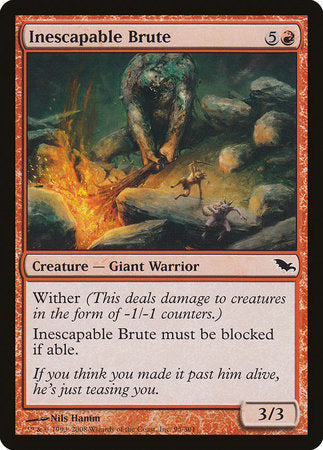 Inescapable Brute [Shadowmoor] | Cracking-Singles