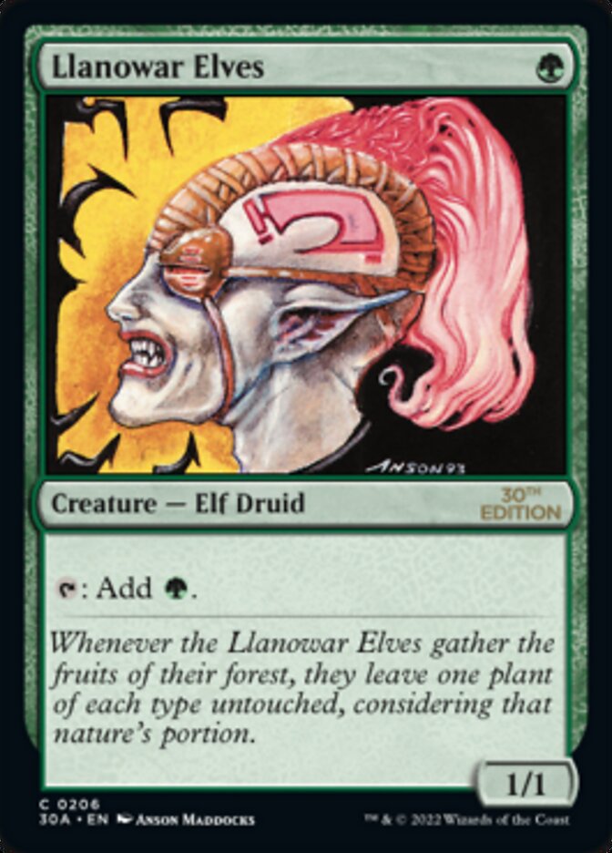 Llanowar Elves [30th Anniversary Edition] | Cracking-Singles