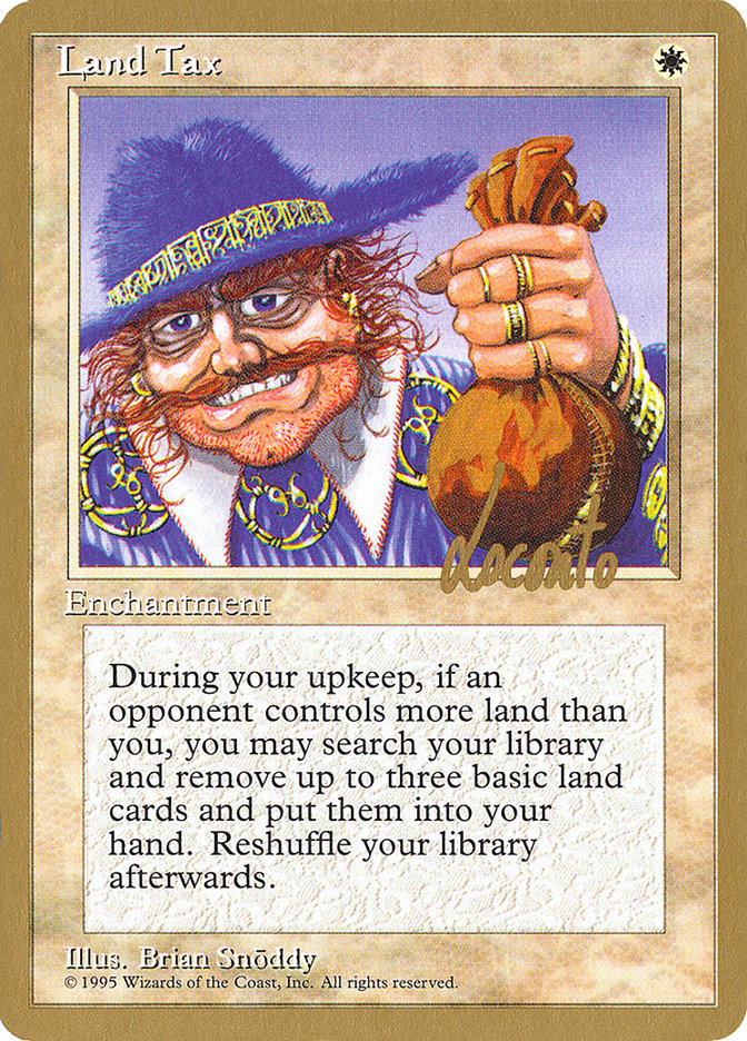 Land Tax (Michael Loconto) [Pro Tour Collector Set] | Cracking-Singles