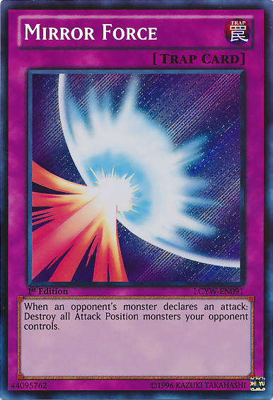 Mirror Force [LCYW-EN091] Secret Rare | Cracking-Singles