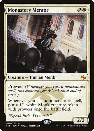 Monastery Mentor [Fate Reforged] | Cracking-Singles
