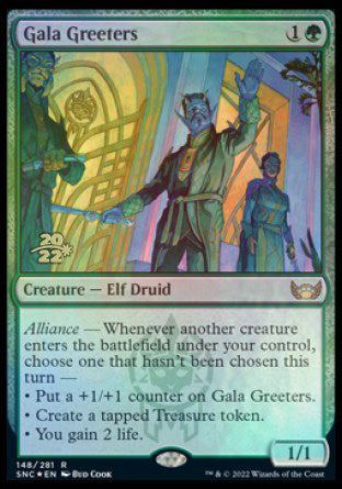 Gala Greeters [Streets of New Capenna Prerelease Promos] | Cracking-Singles