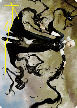 Shadewing Laureate Art Card (Gold-Stamped Signature) [Strixhaven: School of Mages Art Series] | Cracking-Singles