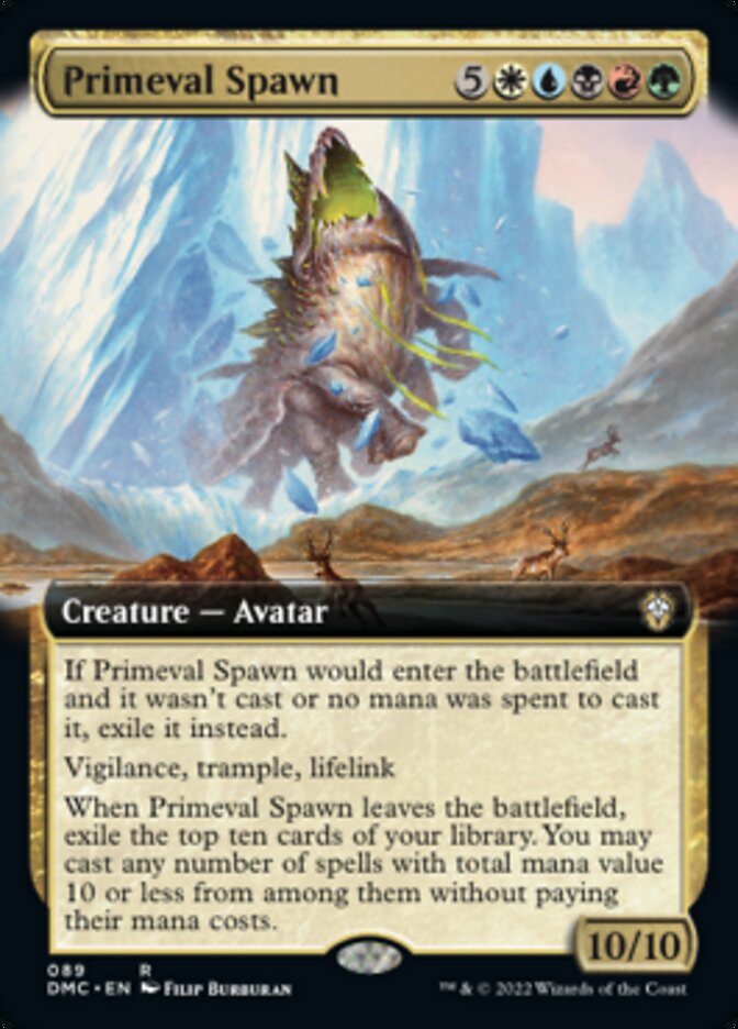 Primeval Spawn (Extended Art) [Dominaria United Commander] | Cracking-Singles