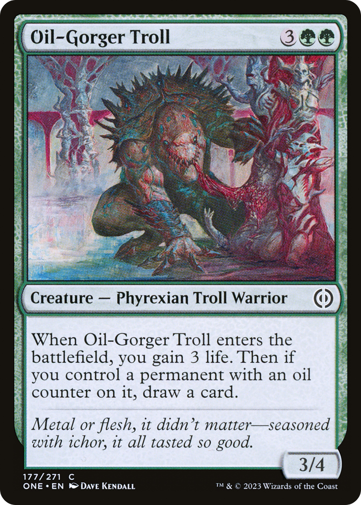Oil-Gorger Troll [Phyrexia: All Will Be One] | Cracking-Singles