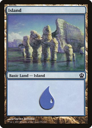 Island (235) [Theros] | Cracking-Singles