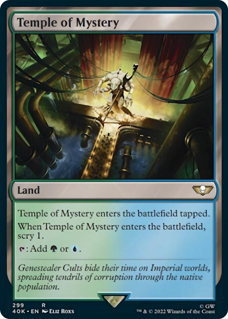Temple of Mystery (Surge Foil) [Universes Beyond: Warhammer 40,000] | Cracking-Singles