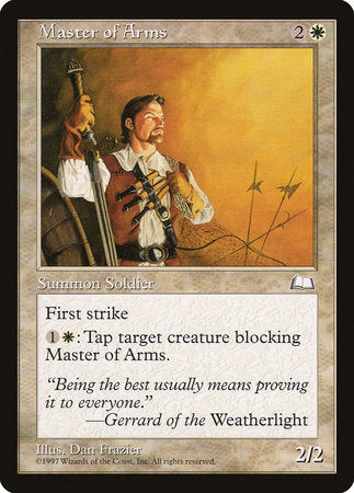 Master of Arms [Weatherlight] | Cracking-Singles