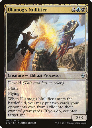 Ulamog's Nullifier [Battle for Zendikar] | Cracking-Singles