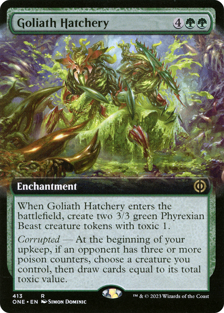 Goliath Hatchery (Extended Art) [Phyrexia: All Will Be One] | Cracking-Singles