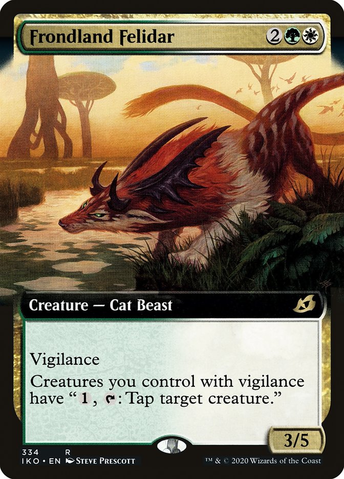 Frondland Felidar (Extended Art) [Ikoria: Lair of Behemoths] | Cracking-Singles