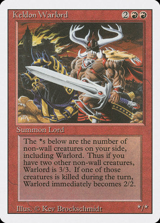 Keldon Warlord [Revised Edition] | Cracking-Singles