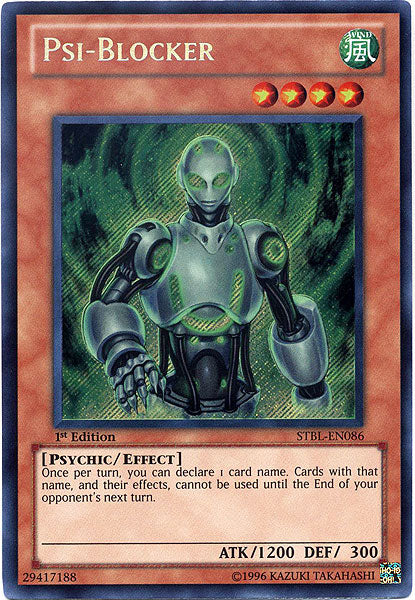 Psi-Blocker [STBL-EN086] Secret Rare | Cracking-Singles
