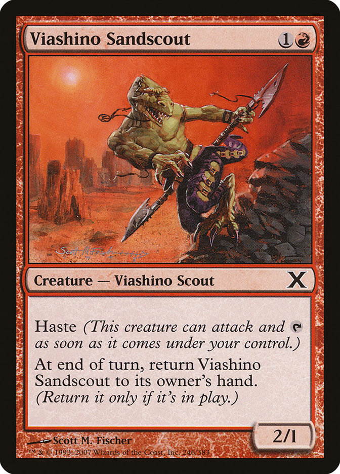 Viashino Sandscout [Tenth Edition] | Cracking-Singles