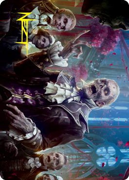 Undead Butler Art Card (Gold-Stamped Signature) [Innistrad: Crimson Vow Art Series] | Cracking-Singles