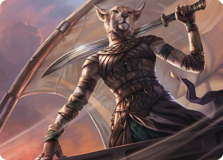 Mirri, Weatherlight Duelist Art Card [Commander Masters Art Series] | Cracking-Singles
