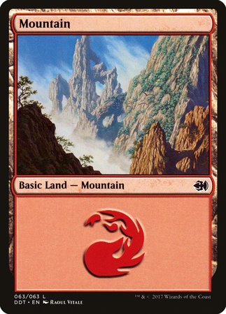 Mountain (63) [Duel Decks: Merfolk vs. Goblins] | Cracking-Singles