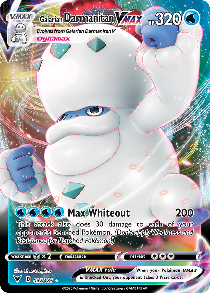 Galarian Darmanitan VMAX (037/185) [Sword & Shield: Vivid Voltage] | Cracking-Singles