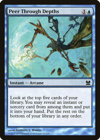 Peer Through Depths [Modern Masters] | Cracking-Singles