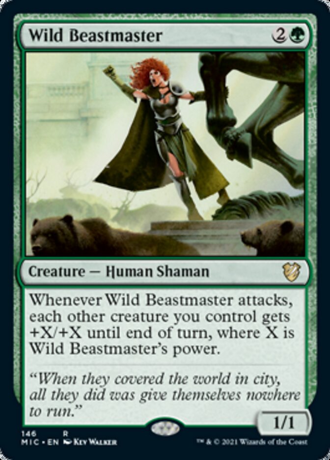 Wild Beastmaster [Innistrad: Midnight Hunt Commander] | Cracking-Singles