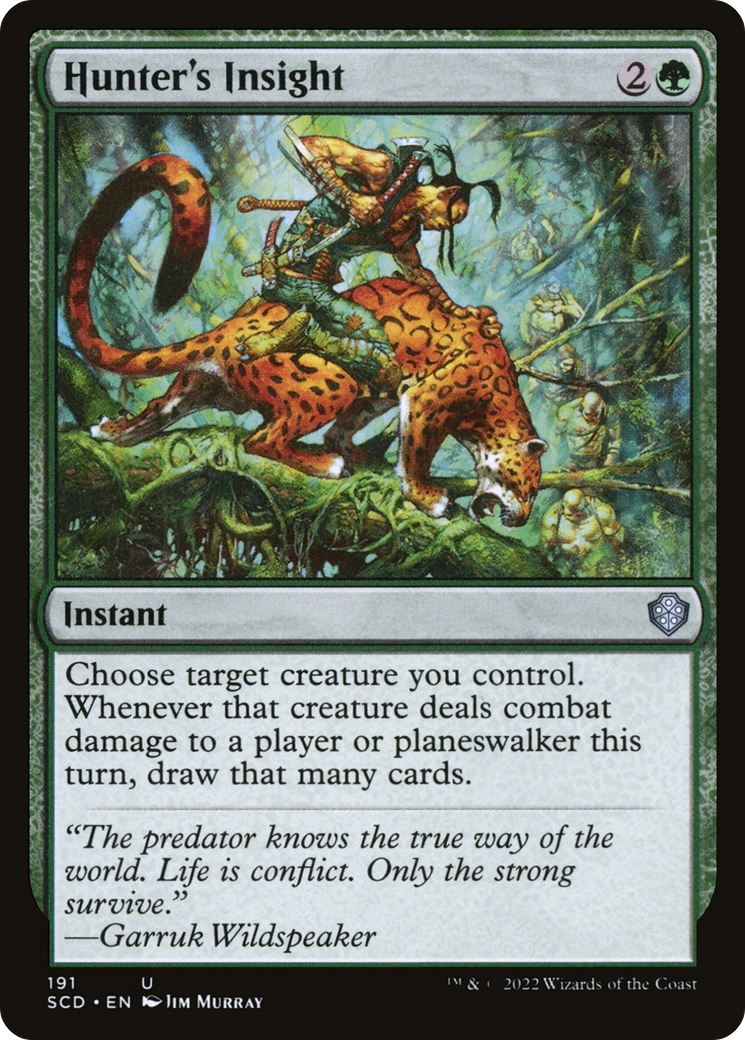 Hunter's Insight [Starter Commander Decks] | Cracking-Singles