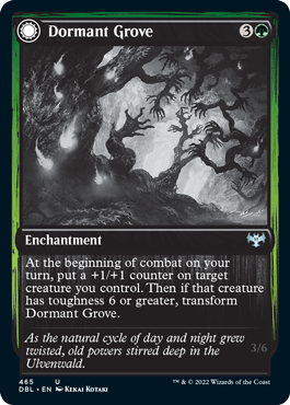 Dormant Grove // Gnarled Grovestrider [Innistrad: Double Feature] | Cracking-Singles