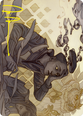 Go Blank Art Card (Gold-Stamped Signature) [Strixhaven: School of Mages Art Series] | Cracking-Singles