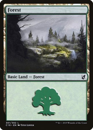 Forest (301) [Commander 2019] | Cracking-Singles