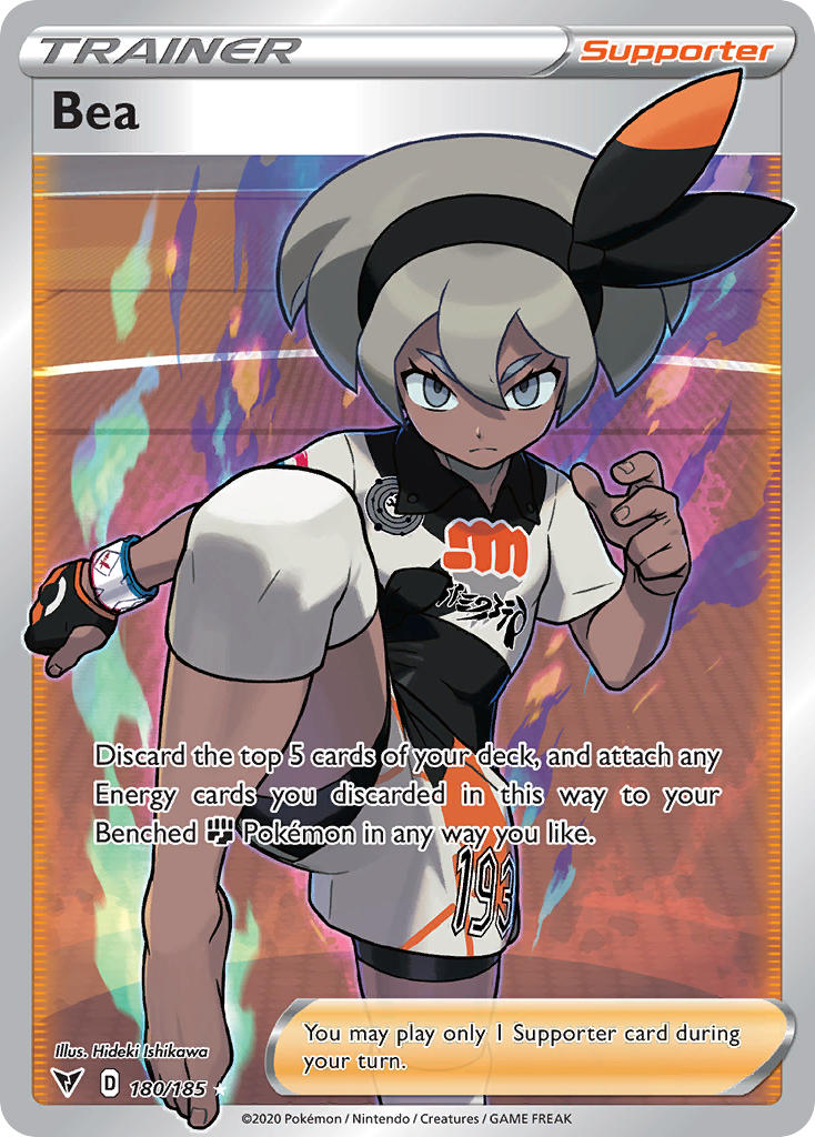 Bea (180/185) [Sword & Shield: Vivid Voltage] | Cracking-Singles