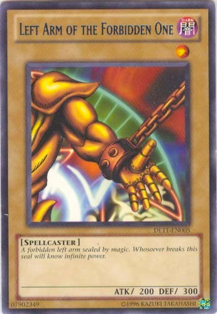 Left Arm of the Forbidden One (Blue) [DL11-EN005] Rare | Cracking-Singles