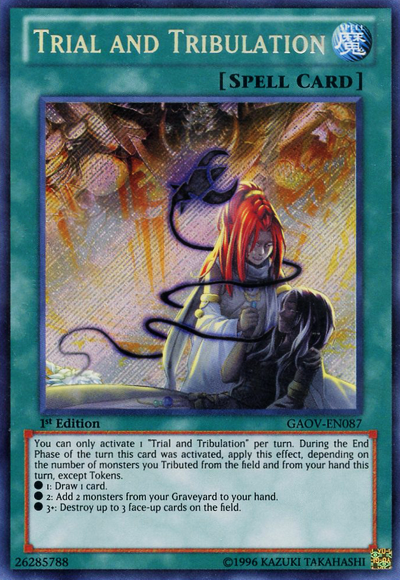 Trial and Tribulation [GAOV-EN087] Secret Rare | Cracking-Singles