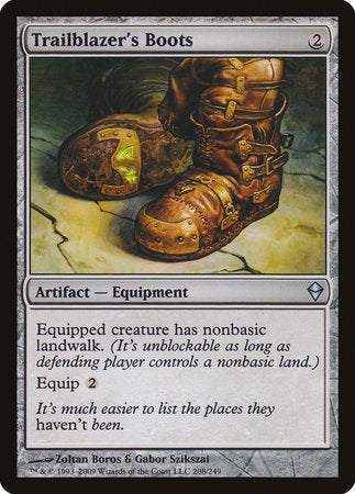 Trailblazer's Boots [Zendikar] | Cracking-Singles