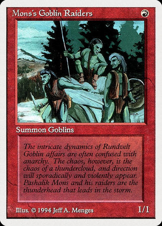 Mon's Goblin Raiders [Summer Magic / Edgar] | Cracking-Singles
