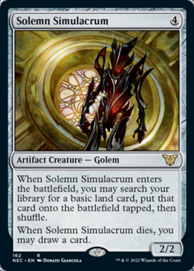 Solemn Simulacrum [Kamigawa: Neon Dynasty Commander] | Cracking-Singles