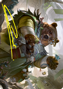 Professor of Zoomancy Art Card (Gold-Stamped Signature) [Strixhaven: School of Mages Art Series] | Cracking-Singles