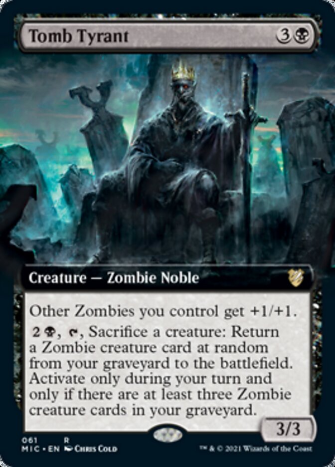 Tomb Tyrant (Extended) [Innistrad: Midnight Hunt Commander] | Cracking-Singles