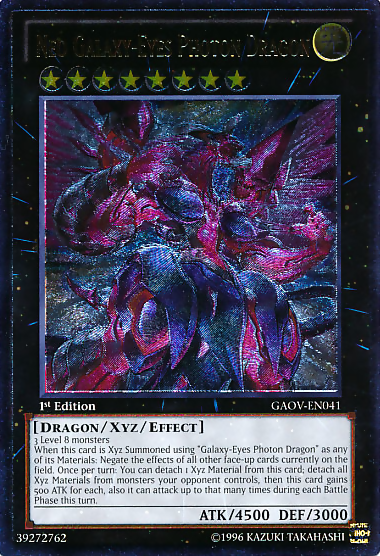 Neo Galaxy-Eyes Photon Dragon [GAOV-EN041] Ultimate Rare | Cracking-Singles